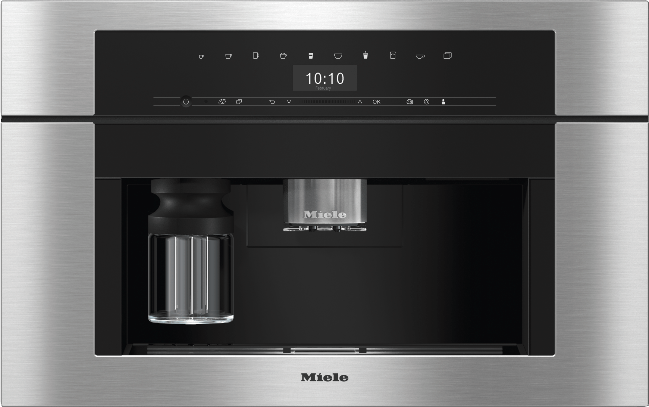 Miele CVA7370CTS Cva 7370 - Built-In Coffee Machine In A Perfectly Combinable Design With Patented Cupsensor For Perfect Coffee.