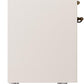 Ilve UPDI406NMPAWB Nostalgie Ii 40 Inch Electric Freestanding Range In Antique White With Bronze Trim