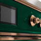 Ilve UM30DNE3EGP Majestic Ii 30 Inch Dual Fuel Natural Gas Freestanding Range In Emerald Green With Copper Trim