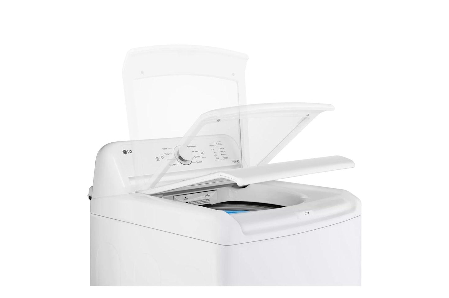 Lg WT6100CW 4.3 Cu. Ft. Ultra Large Capacity Top Load Washer With Turbodrum&#8482; Technology