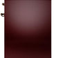 Ilve UP30NMPBUBLP Nostalgie Ii 30 Inch Dual Fuel Liquid Propane Freestanding Range In Burgundy With Bronze Trim