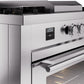 Ilve UP60FSWMPSS Professional Plus Ii 60 Inch Dual Fuel Natural Gas Freestanding Range In Stainless Steel With Trim