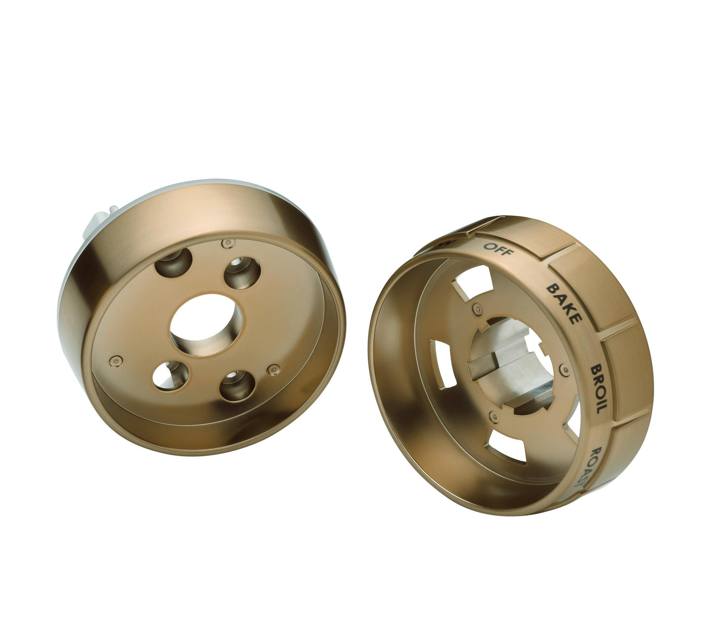 Wolf 9056785 30" Dual Fuel Brushed Brass Bezel Kit