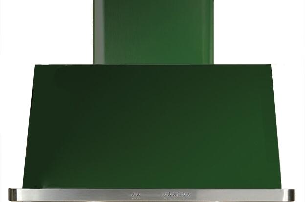 Ilve UAM90EG Majestic 36 Inch Emerald Green Wall Mount Range Hood