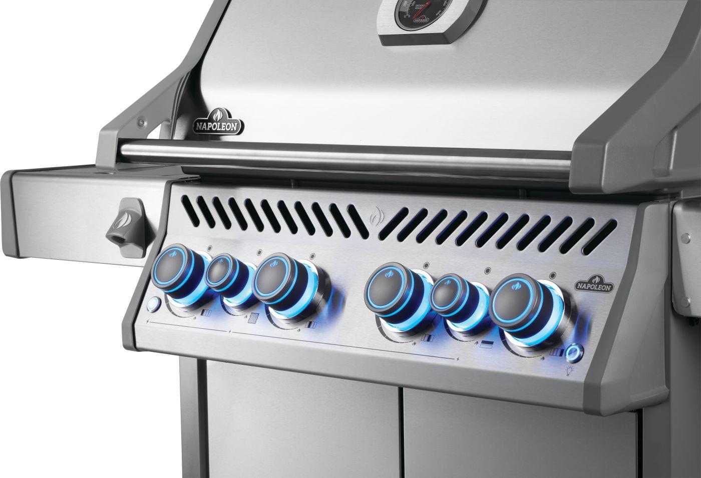 Napoleon Bbq RPS525RSIBNSS2 Rogue Pro-S 525 Rsib With Infrared Side And Rear Burner , Natural Gas, Stainless Steel