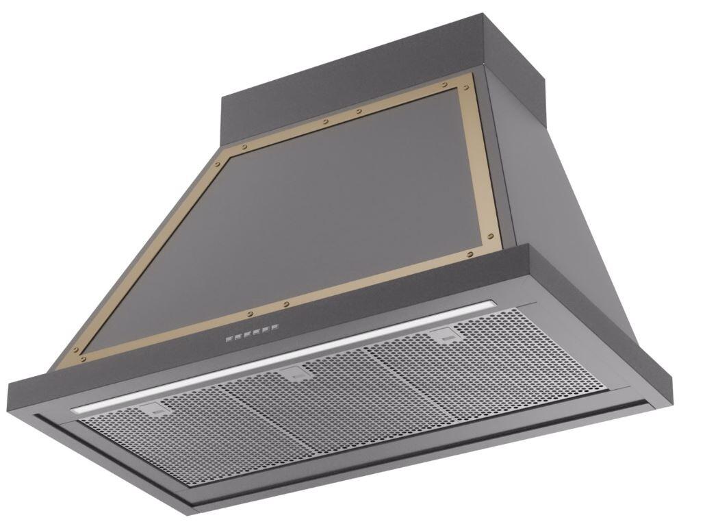 Ilve UANB36MGG Nostalgie 36 Inch Matte Graphite Wall Mount Range Hood