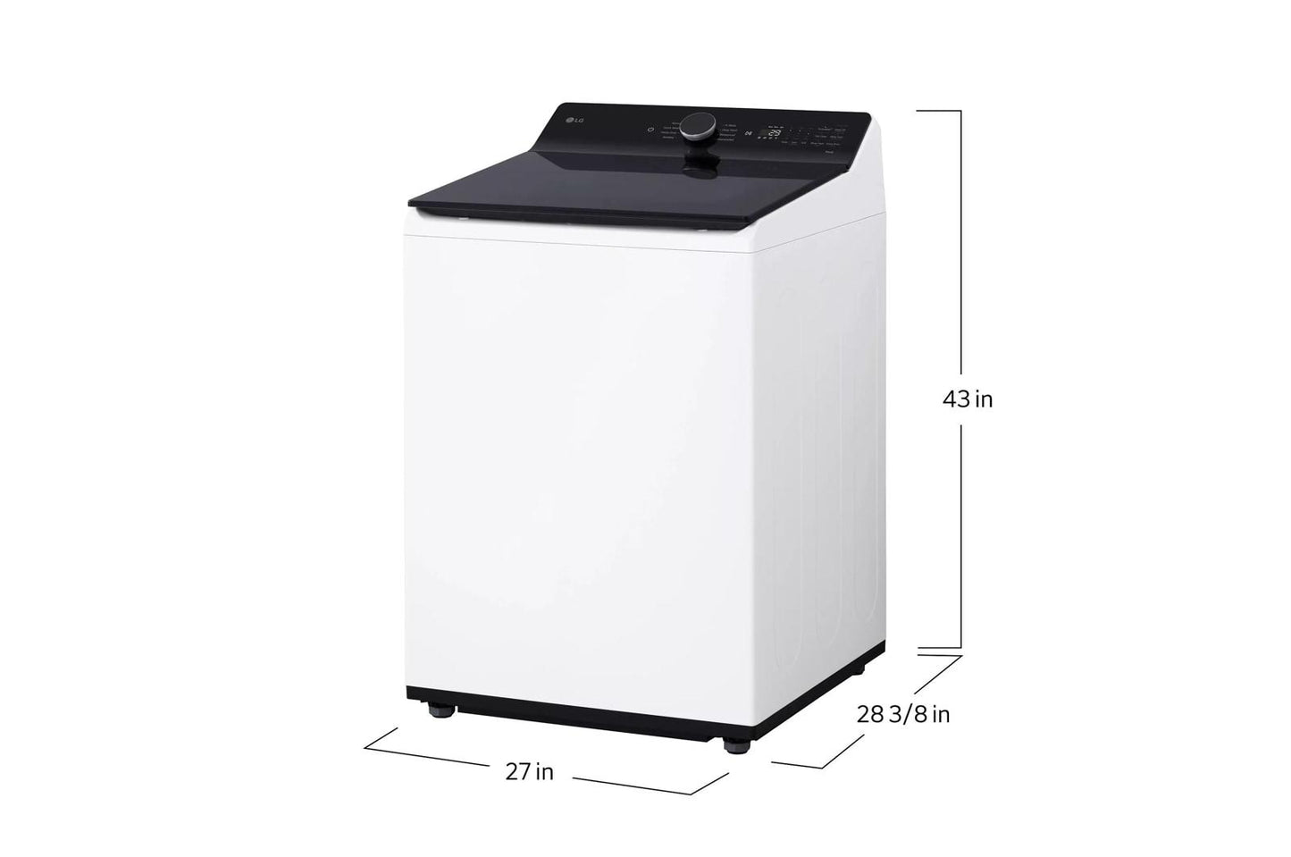 Lg WT8400CW 5.5 Cu. Ft. Mega Capacity Smart Top Load Washer With Easyunload&#8482; & Ai Sensing