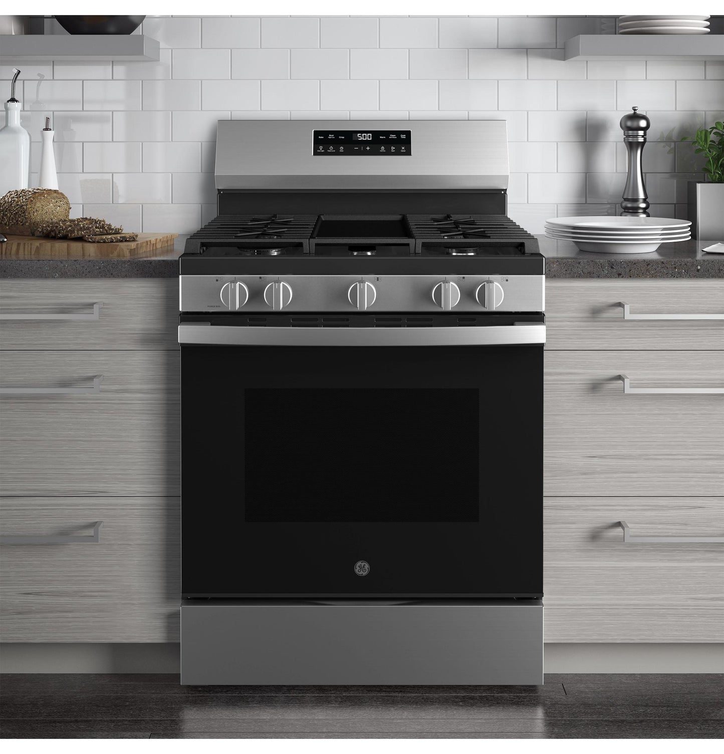 Ge Appliances GGF500PVSS Ge® 30" Free-Standing Gas Range With Crisp Mode