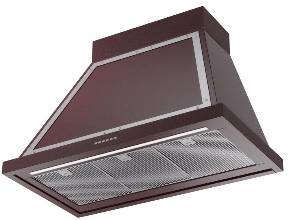 Ilve UANB36BUC Nostalgie 36 Inch Burgundy Wall Mount Range Hood