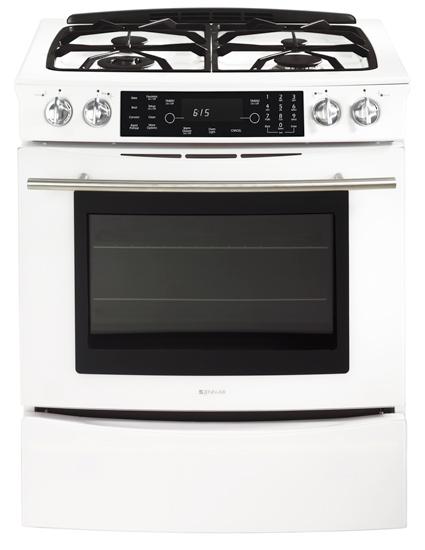 Jennair JGS8850BDW Slide-In Gas Range