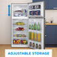 Danby DFF176B1SLDB Danby 18 Cu. Ft. Top Mount Refrigerator In Stainless Steel Look