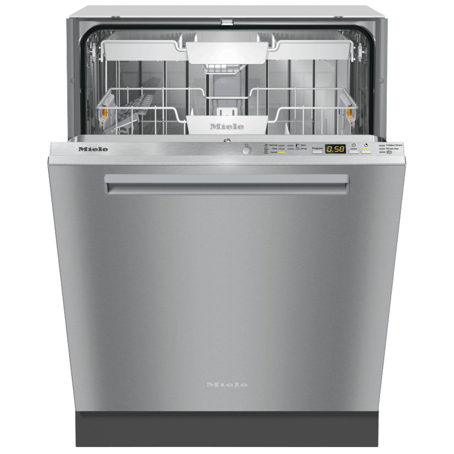 Miele G 5058 SCVISFP ACTIVE STAINLESS STEEL G 5058 Scvi Sfp Active - Fully Integrated Dishwashers In Tried-And-Tested Miele Quality At An Affordable Entry-Level Price.