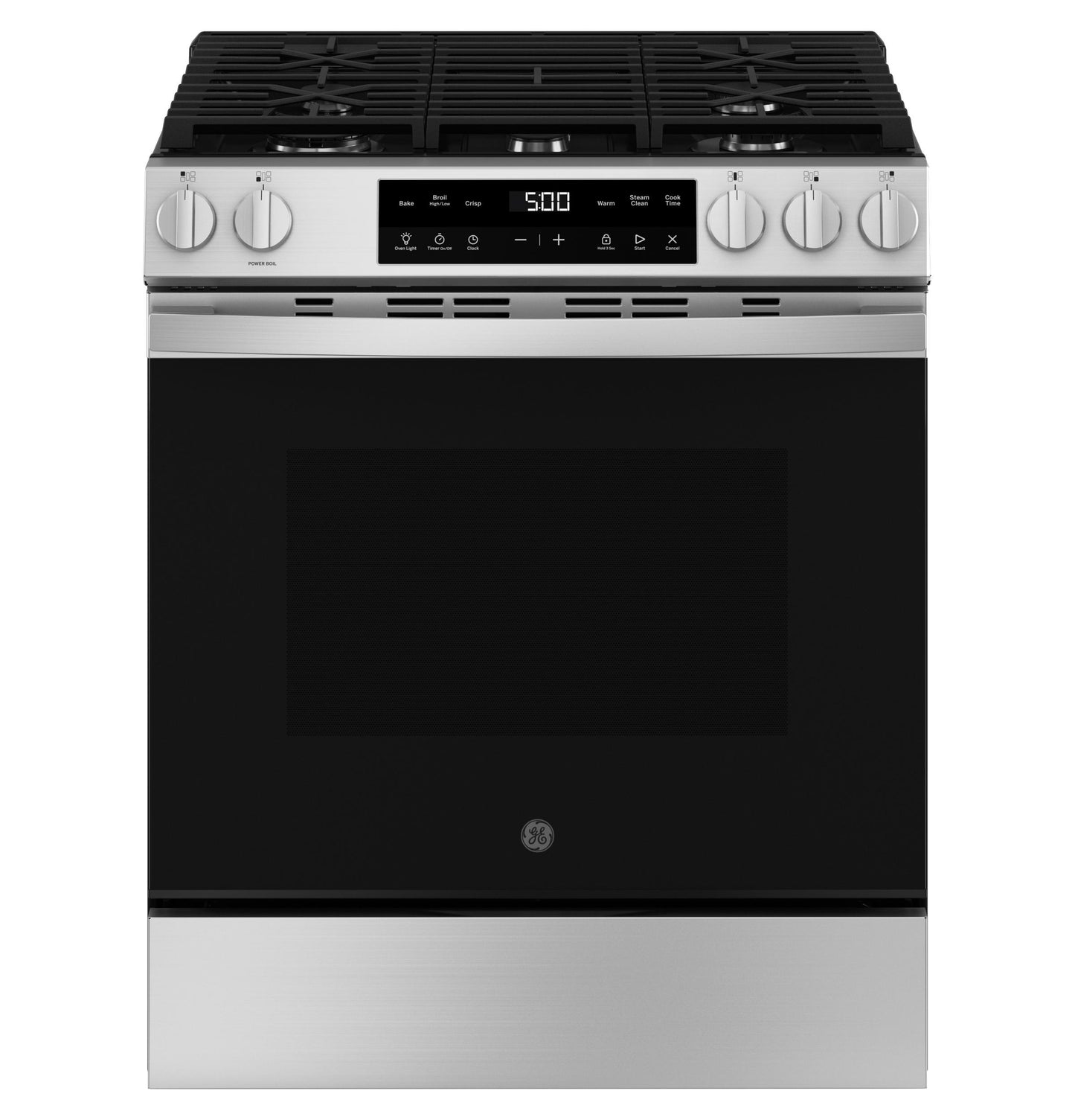 Ge Appliances GGS500SVSS Ge® 30" Slide-In Front Control Gas Range With Crisp Mode