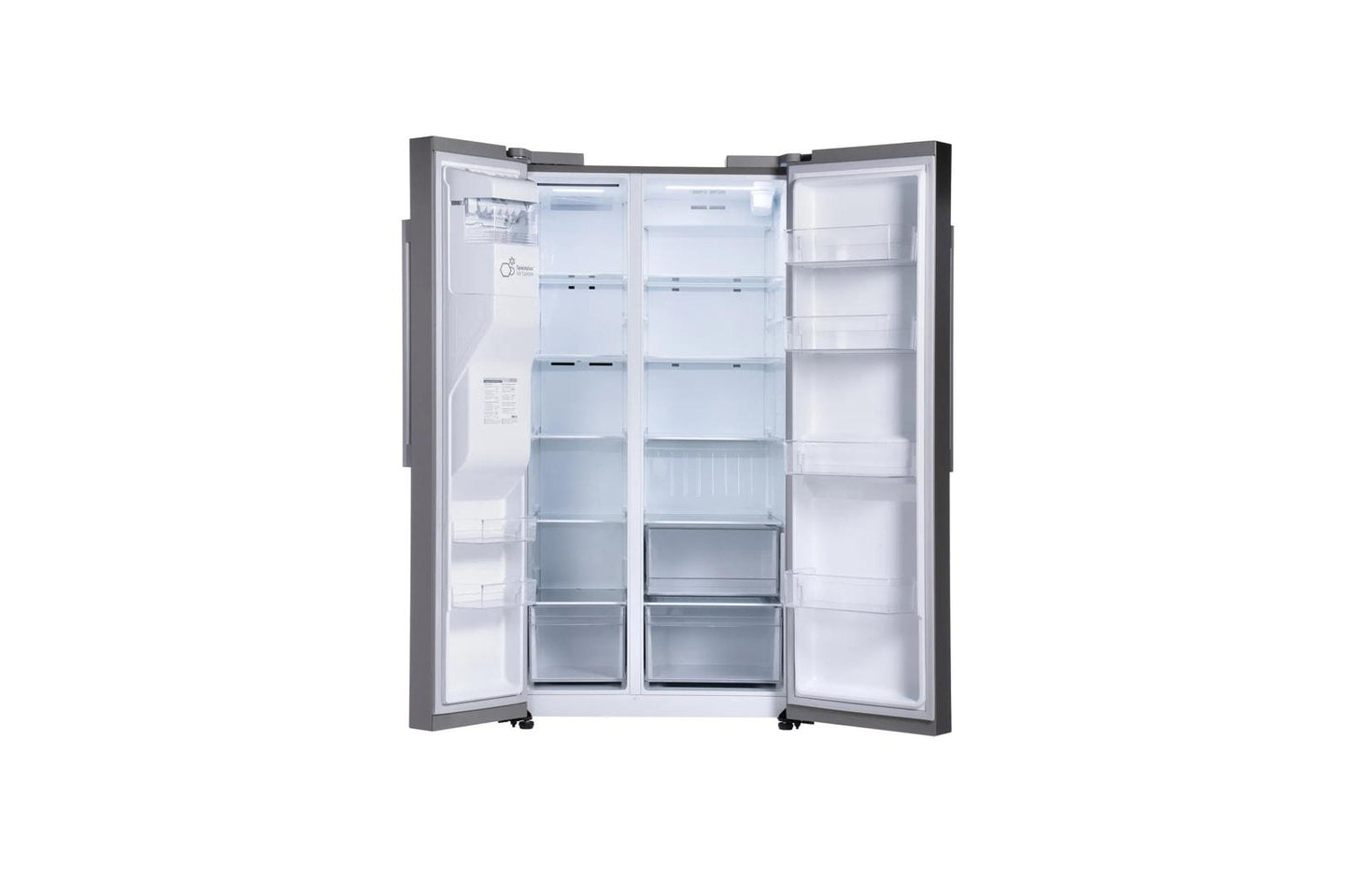 Lg LS27T3230S 27 Cu. Ft. Standard-Depth, Side-By-Side Refrigerator, With Ice And Water And New Bar Handle Design