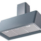 Ilve UAG36BG Nostalgie 36 Inch Blue Grey Wall Mount Range Hood