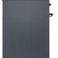 Ilve UP30NMPBGBLP Nostalgie Ii 30 Inch Dual Fuel Liquid Propane Freestanding Range In Blue Grey With Bronze Trim