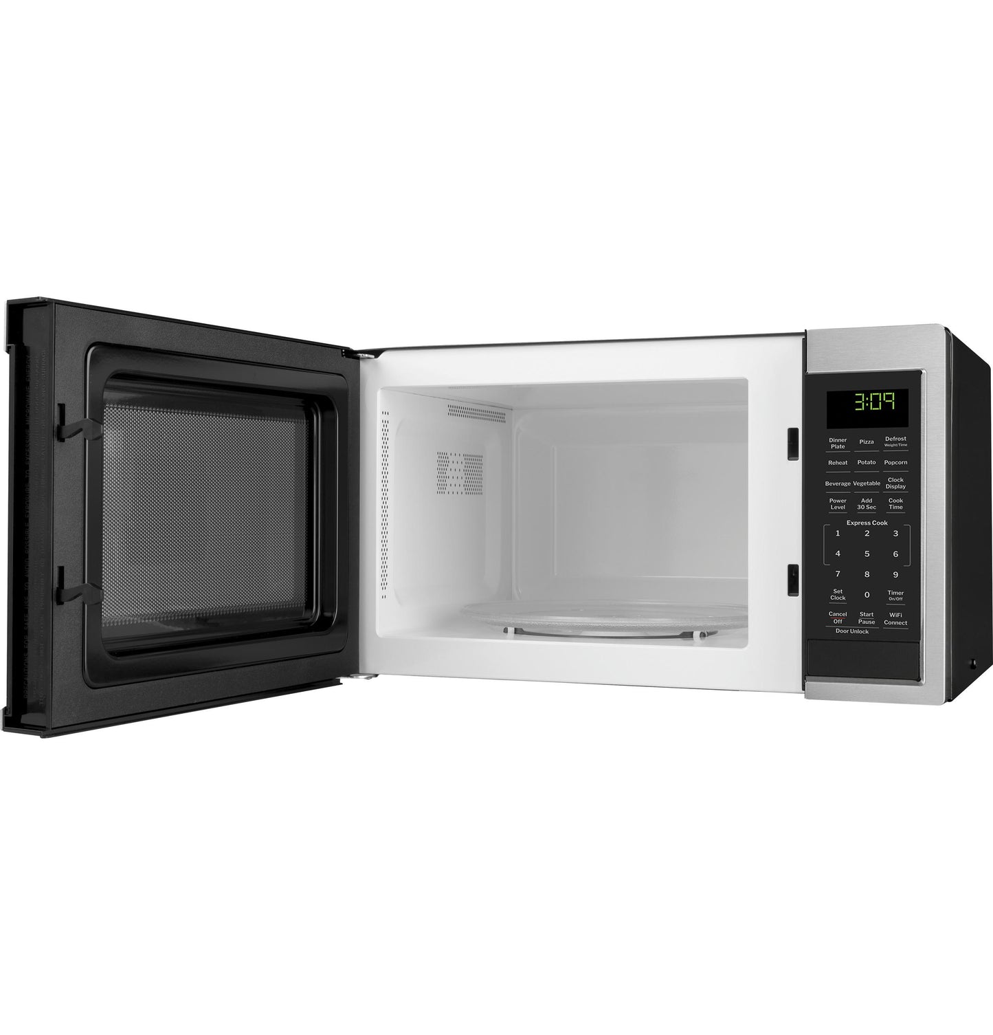 Ge Appliances GCST09U1WSS Ge® 0.9 Cu. Ft. Capacity Smart Countertop Microwave Oven With Scan-To-Cook Technology