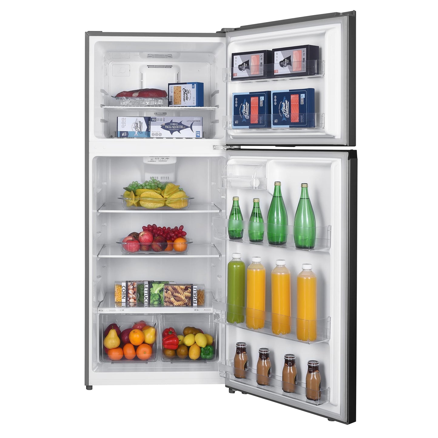 Danby DFF176B1SLDB Danby 18 Cu. Ft. Top Mount Refrigerator In Stainless Steel Look