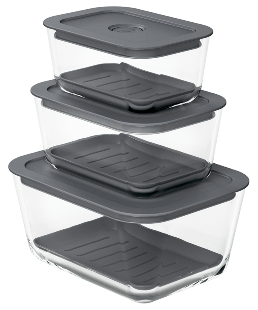 Fisher & Paykel FSC3PRM1 Produce Storage Containers, 3-Piece Set