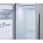 Lg LS27T3230S 27 Cu. Ft. Standard-Depth, Side-By-Side Refrigerator, With Ice And Water And New Bar Handle Design