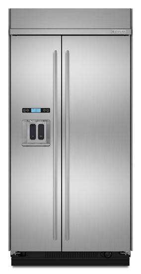 Jennair JS48SEDUDB 48" Euro-Style Stainless Steel Built-In Refrigerator With Dispenser