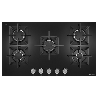 Jennair JGC2536EB Black Floating Glass 36" 5-Burner Gas Cooktop