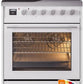 Ilve UPI304WMPRA Professional Plus Ii 30 Inch Electric Freestanding Range In Ral Custom Color With Trim