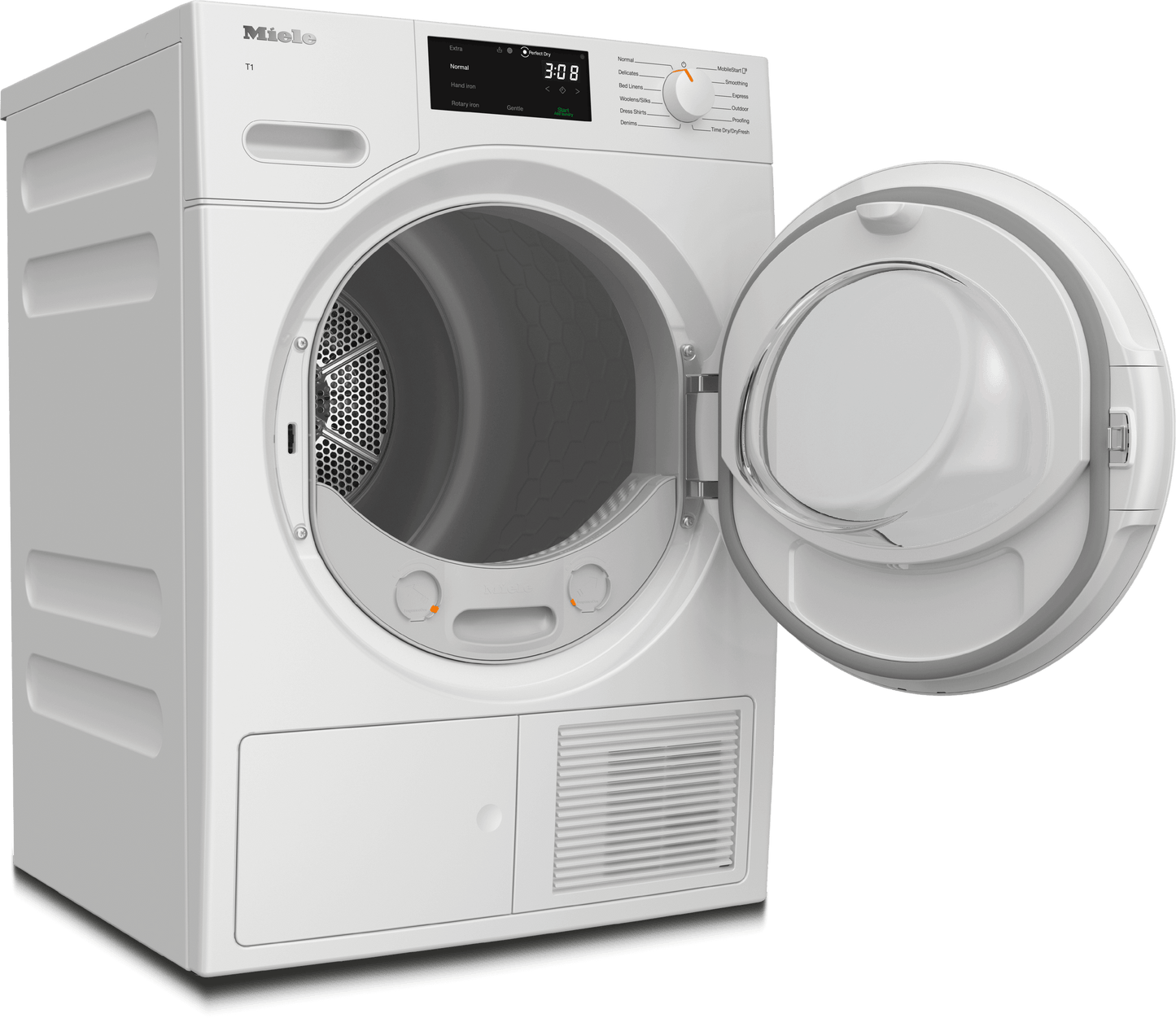 Miele TWD 360 WP 8KG LOTUS WHITE Twd 360 Wp 8Kg - T1 Heat-Pump Dryer: With Miele@Home And Fragrancedos For Laundry That Smells Great.