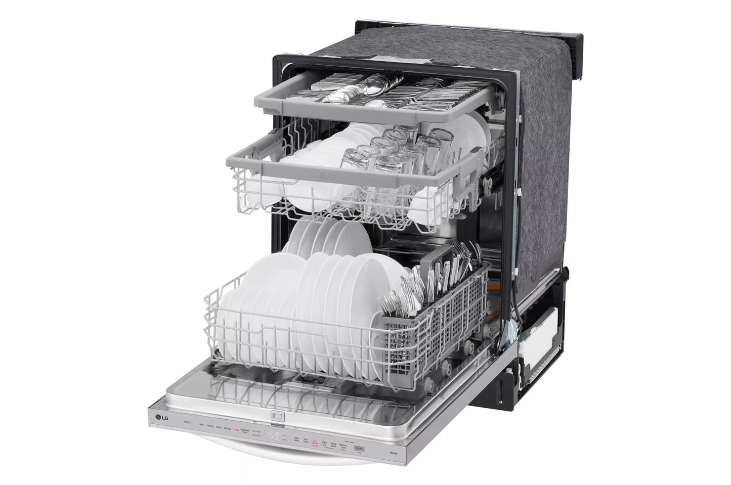 Lg LDTH5554S Top-Control Dishwasher With 1-Hour Wash & Dry, Quadwash® Pro, And Dynamic Heat Dry&#8482;