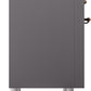 Ilve UP36FNMPMGB Nostalgie Ii 36 Inch Dual Fuel Natural Gas Freestanding Range In Matte Graphite With Bronze Trim