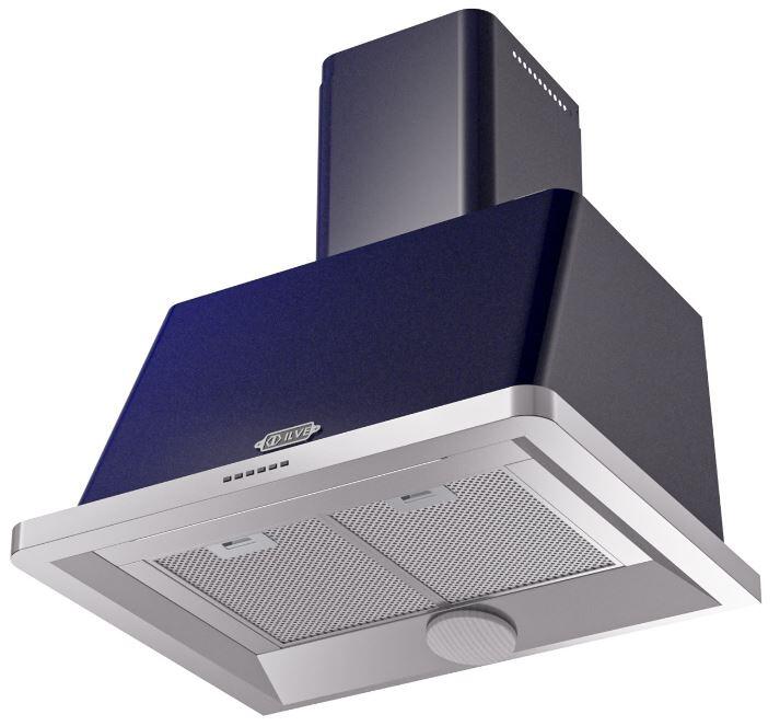 Ilve UAM76MB Majestic 30 Inch Blue Wall Mount Range Hood