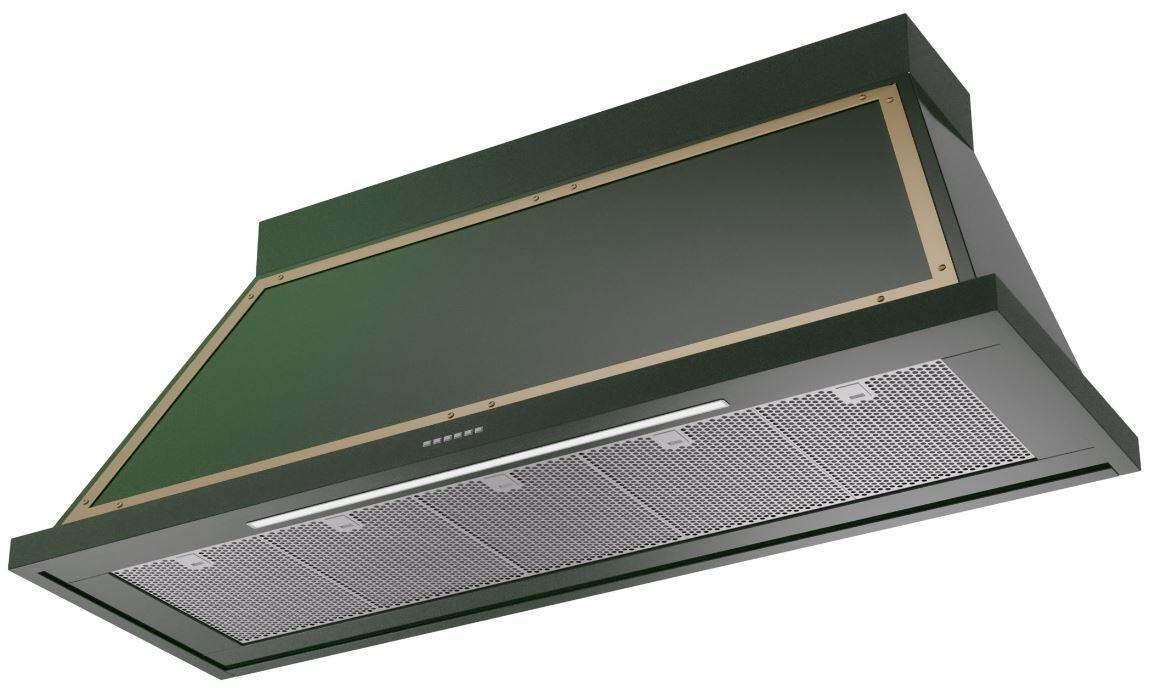 Ilve UANB60EGG Nostalgie 60 Inch Emerald Green Wall Mount Convertible Range Hood