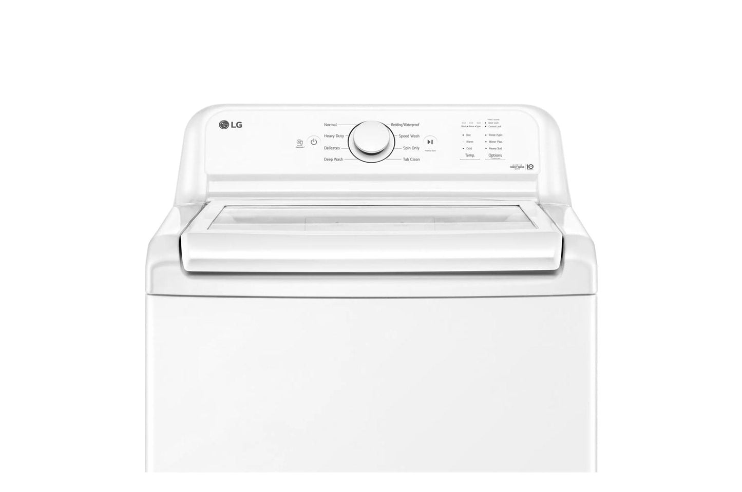 Lg WT6100CW 4.3 Cu. Ft. Ultra Large Capacity Top Load Washer With Turbodrum&#8482; Technology