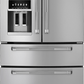 Jennair JFX2597AEP Standard-Depth French Door Refrigerator With External Dispenser, 69