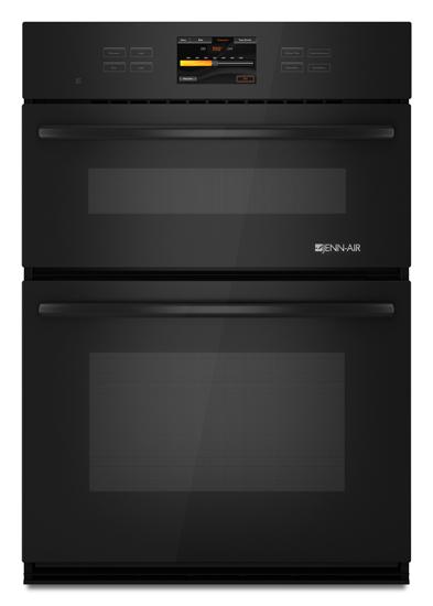 Jennair JMW3430WB Black Jenn-Air® Combination Oven With V2™ Vertical Dual-Fan Convection System, 30