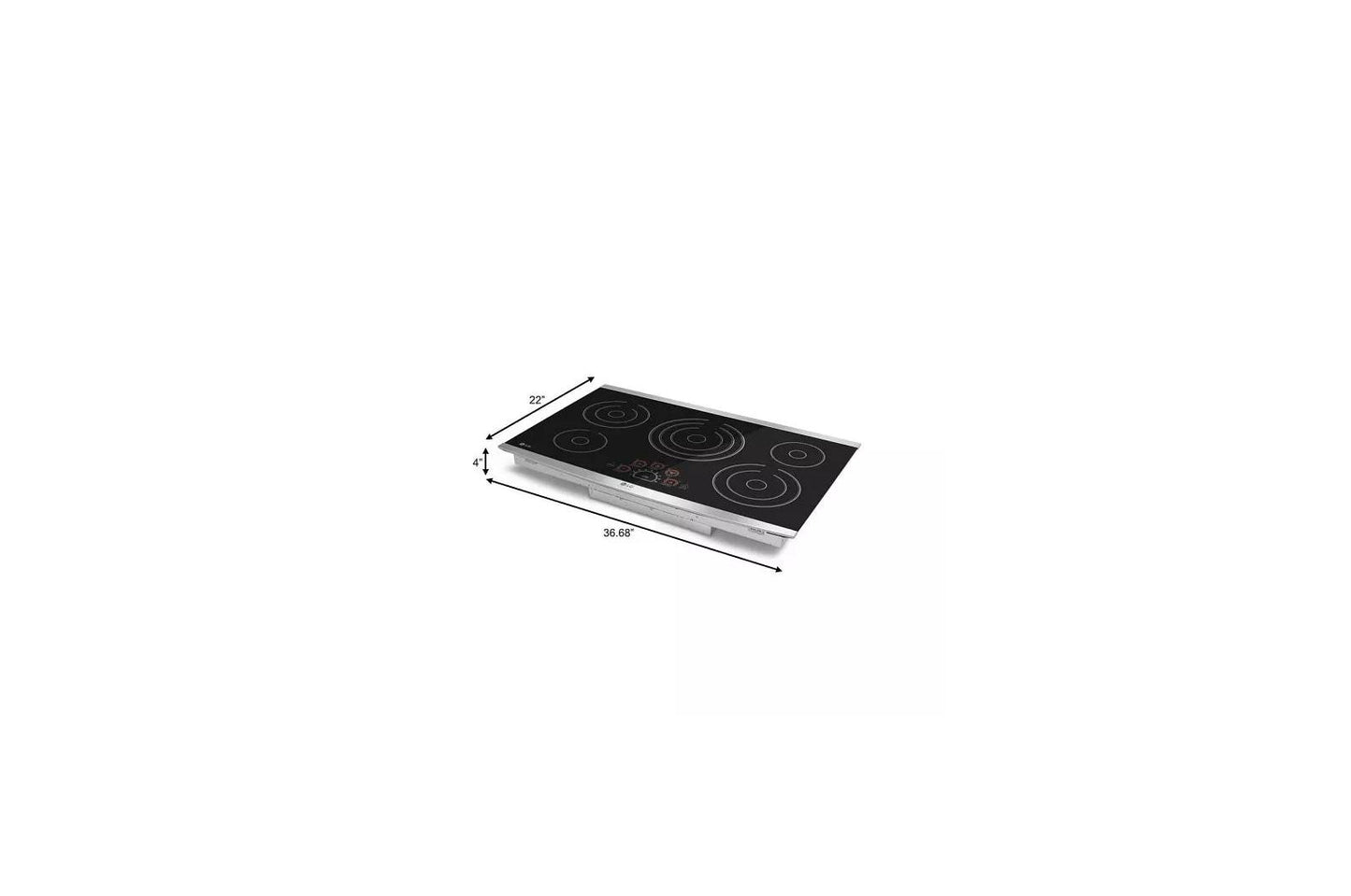 Lg LCE3610SBE 36" Electric Cooktop With Ultraheat&#8482; 3.0Kw Element