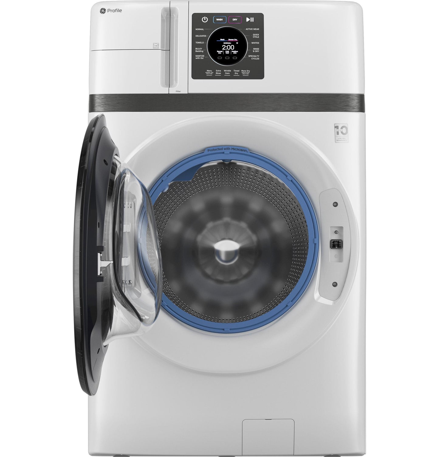 Ge Appliances PFQ83HSSWWW Ge Profile&#8482; Energy Star® 4.6 Cu. Ft. Capacity Ultrafast Combo With Ventless Inverter Heat Pump Technology Washer/Dryer