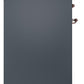 Ilve UPI304NMPBGP Nostalgie Ii 30 Inch Electric Freestanding Range In Blue Grey With Copper Trim