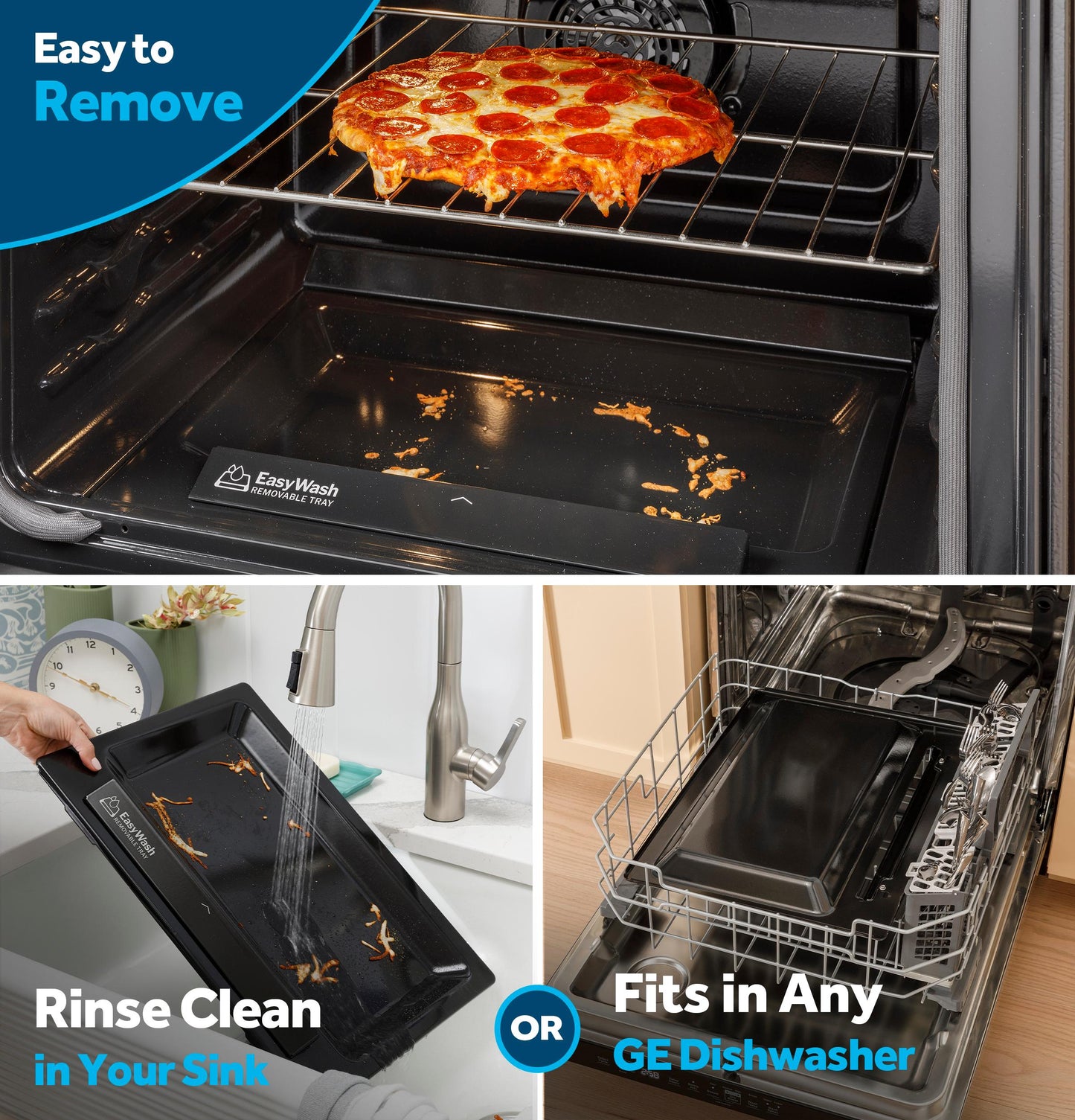 Ge Appliances GGF600AVBB Ge® 30" Free-Standing Gas Convection Range With No Preheat Air Fry And Easywash&#8482; Oven Tray