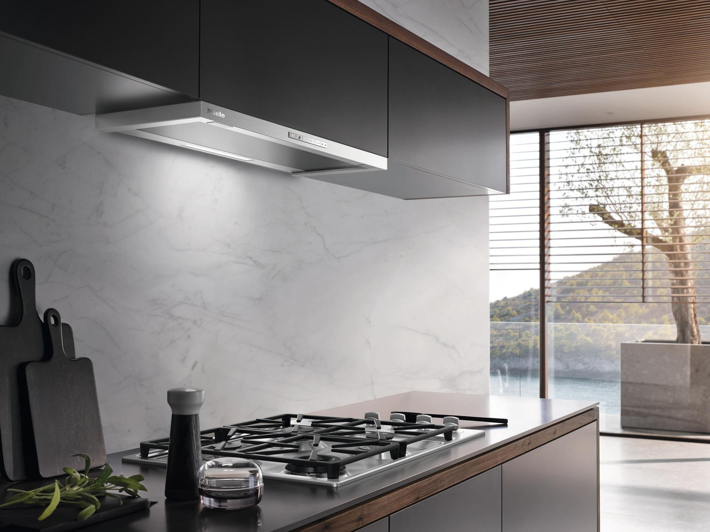 Miele DAS4720 Das 4720 - Built-In Ventilation Hood For Installation In Narrow Upper Cabinets With Easyswitch Controls