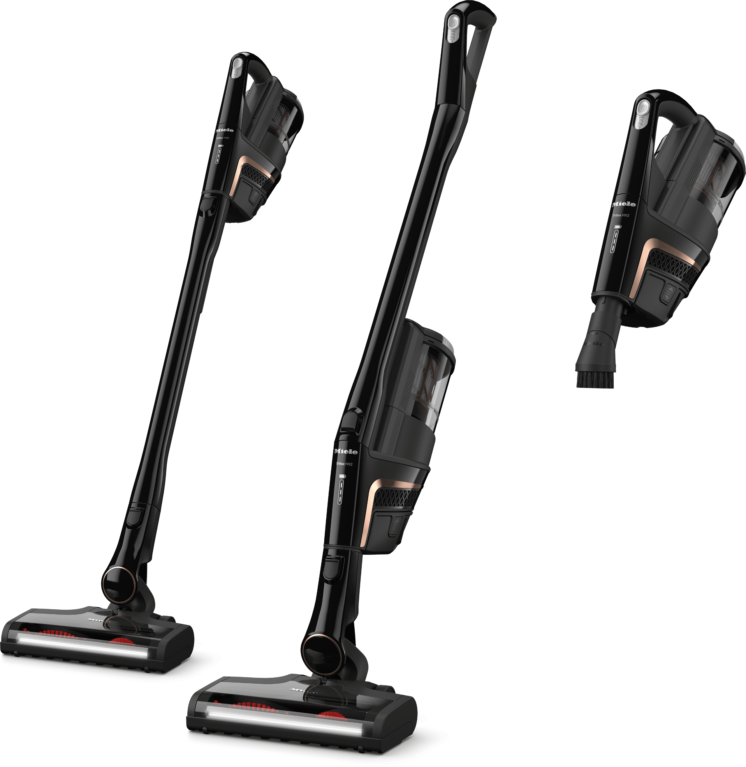 Miele TRIFLEX HX2 CAT & DOG OBSIDIAN BLACK Triflex Hx2 Cat & Dog - Cordless Stick Vacuum Cleaner Consistently High Suction Power 60 Min Runtime Incl. Pet Hair Brush