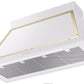 Ilve UANB48WHG Nostalgie 48 Inch White Wall Mount Range Hood