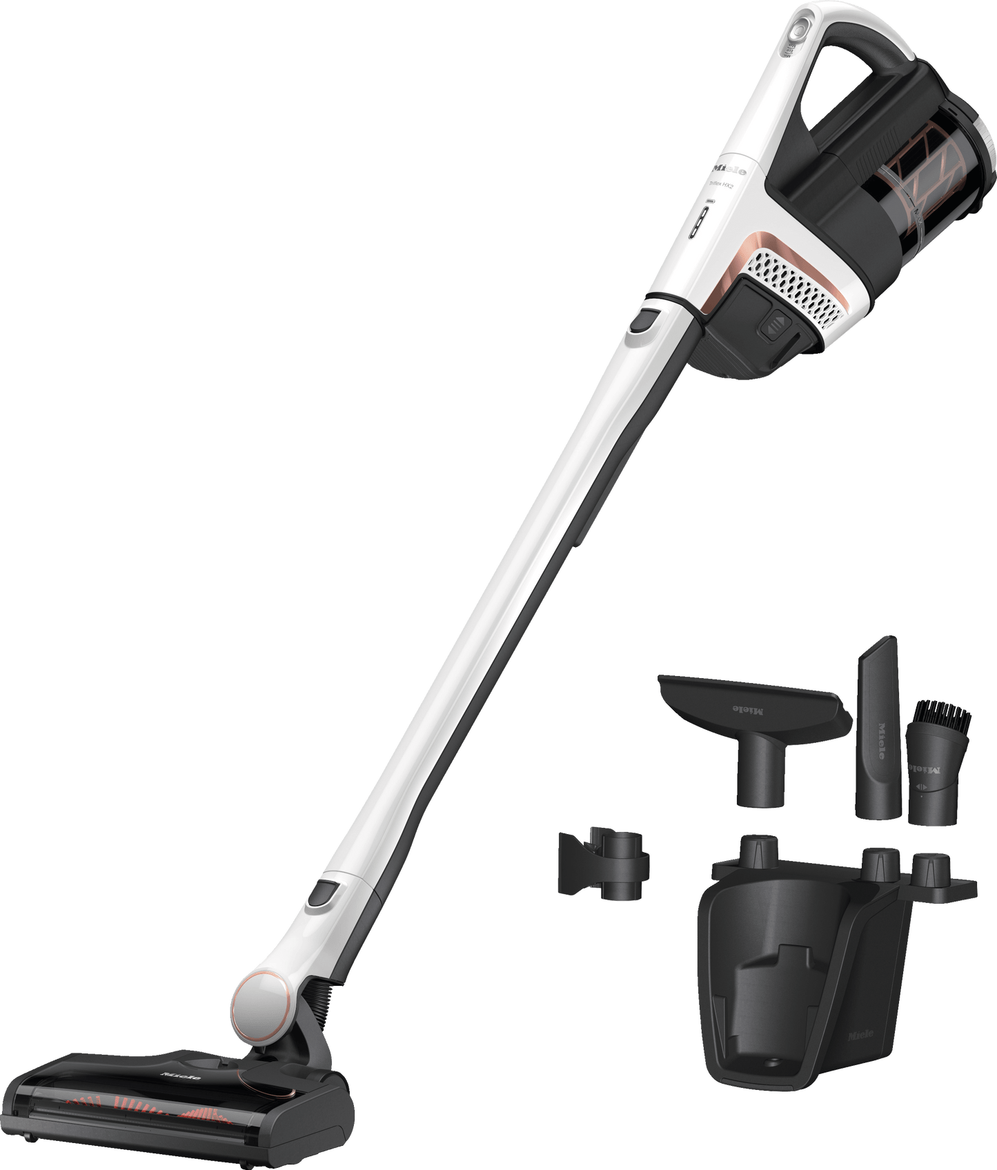 Miele TRIFLEX HX2 LOTUS WHITE Triflex Hx2 - Cordless Stick Vacuum Cleaner Consistently High Suction Power 60 Min Runtime Versatile Cleaning By 3In1 Design