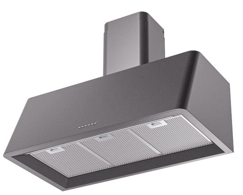 Ilve UAG36MG Nostalgie 36 Inch Matte Graphite Wall Mount Range Hood