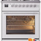 Ilve UP30WMPRA Professional Plus Ii 30 Inch Dual Fuel Natural Gas Freestanding Range In Ral Custom Color With Trim