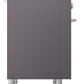 Ilve UPD40FWMPMG Professional Plus Ii 40 Inch Dual Fuel Natural Gas Freestanding Range In Matte Graphite With Trim