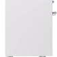 Ilve UPDI406NMPWHC Nostalgie Ii 40 Inch Electric Freestanding Range In White With Chrome Trim