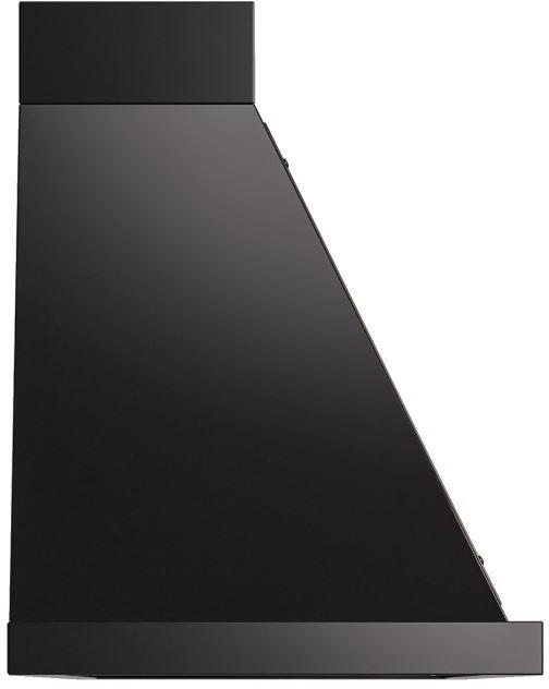 Ilve UANB60BKB Nostalgie 60 Inch Glossy Black Wall Mount Range Hood