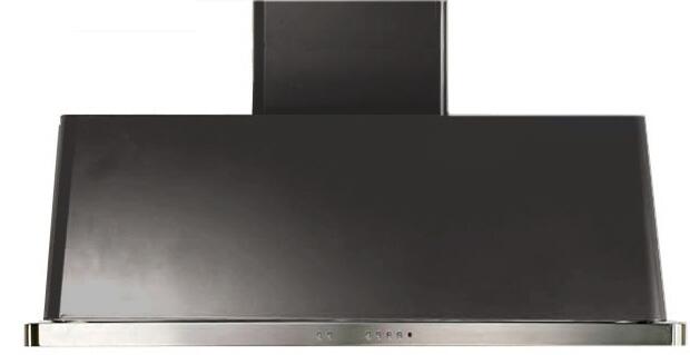 Ilve UAM120MG Majestic 48 Inch Matte Graphite Wall Mount Range Hood