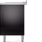 Ilve UP60FSNMPBKCLP Nostalgie Ii 60 Inch Dual Fuel Liquid Propane Freestanding Range In Glossy Black With Chrome Trim